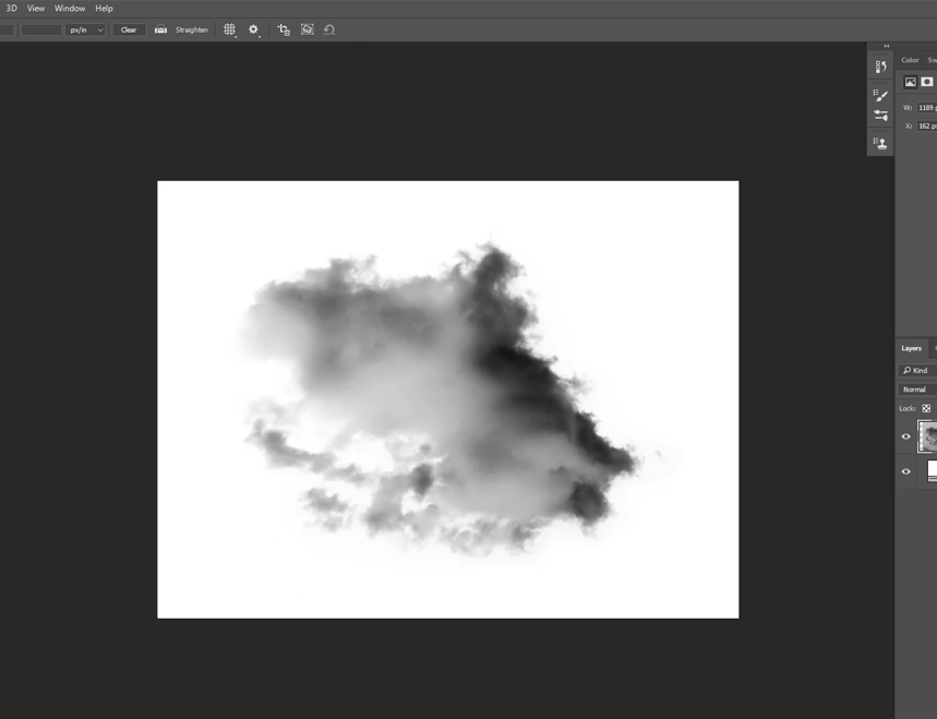 create fog in photoshop